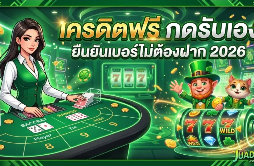 เครดิตฟรี กดรับเอง 2026